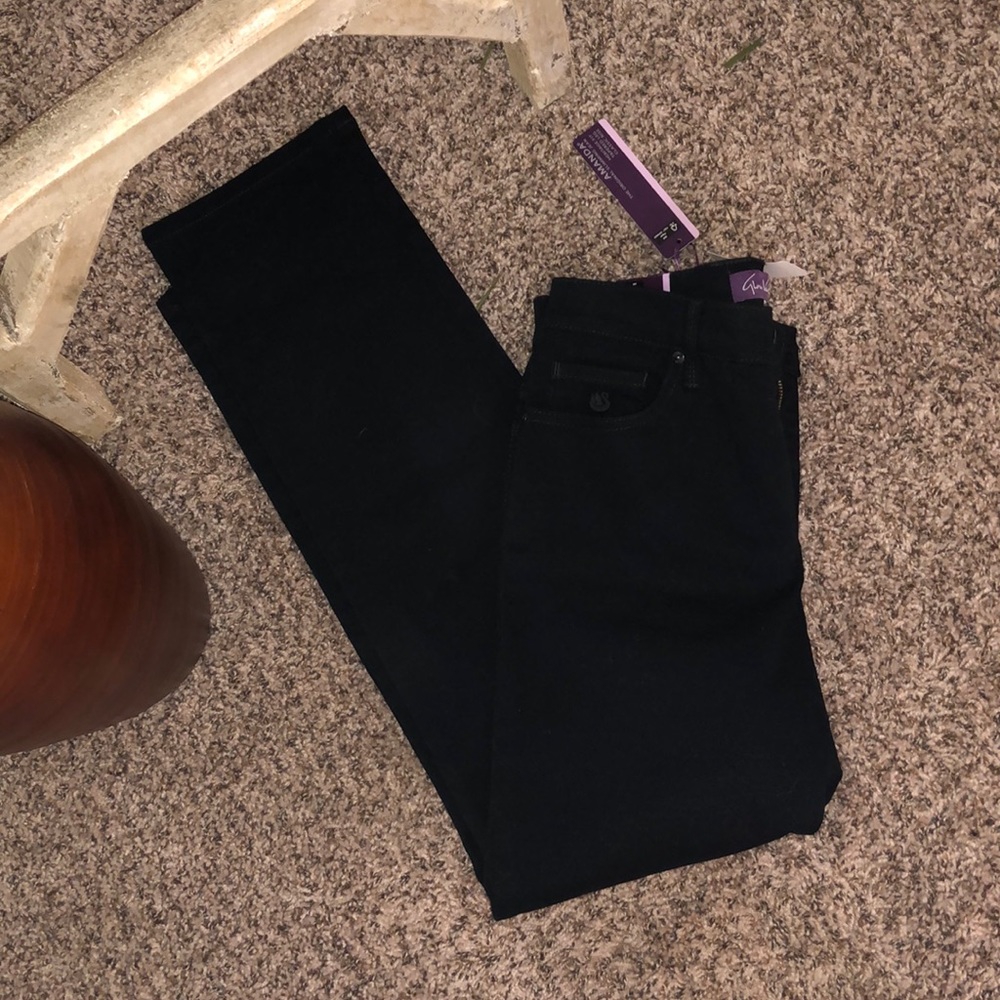 PETITE BLACK JEANS